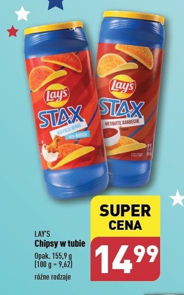 Chipsy barbecue Lay's stax Frito lay lay's promocja