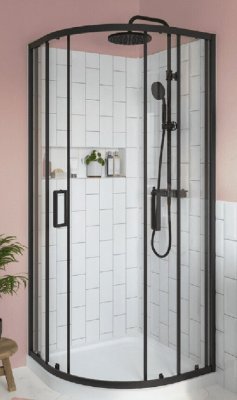 Kabina półokrągła Ledava 90 cm promocja w Castorama