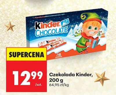 Czekolada Kinder promocja w Biedronka