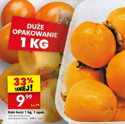 Kaki kosz 1 kg, 1 opak. promocja w Twój Market