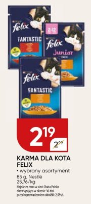 Karma dla kota Felix promocja w Chata Polska