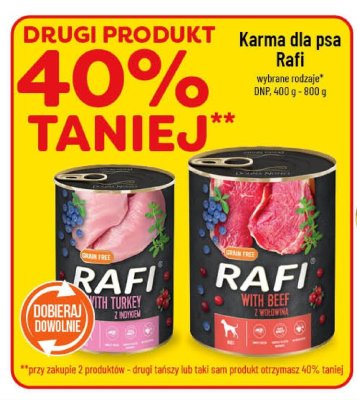 Karma dla psa Rafi promocja w POLOmarket