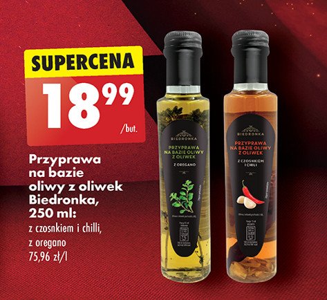 Oliwa z oliwek z oregano Biedronka promocja w Biedronka