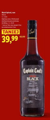 Rum Black Spiced promocja w Lidl