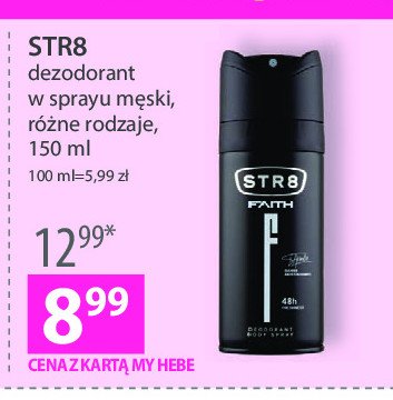 Dezodorant Str8 faith promocja
