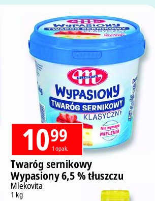 Twaróg sernikowy klasyczny Mlekovita wypasiony promocja