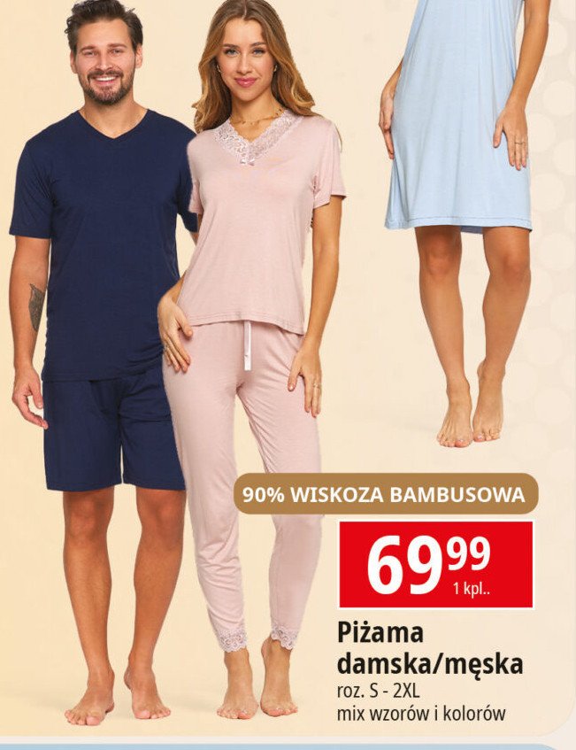 Piżama damska s-2xl Moraj promocja w Leclerc