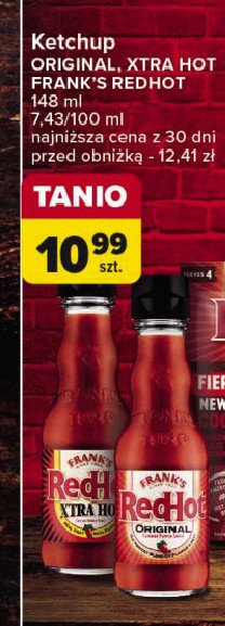 Sos original Frank's red hot promocja w Carrefour Market