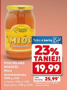 Miód wielokwiatowy Pszczelarz kozacki promocja