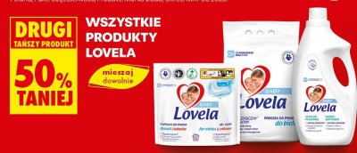 Płyn do prania Lovela Baby różne rodzaje promocja w Biedronka