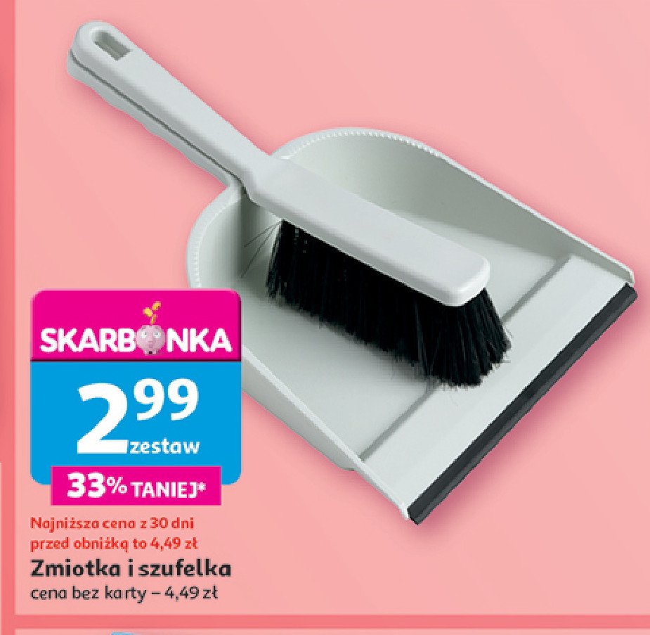 Zmiotka z szufelką promocja w Auchan