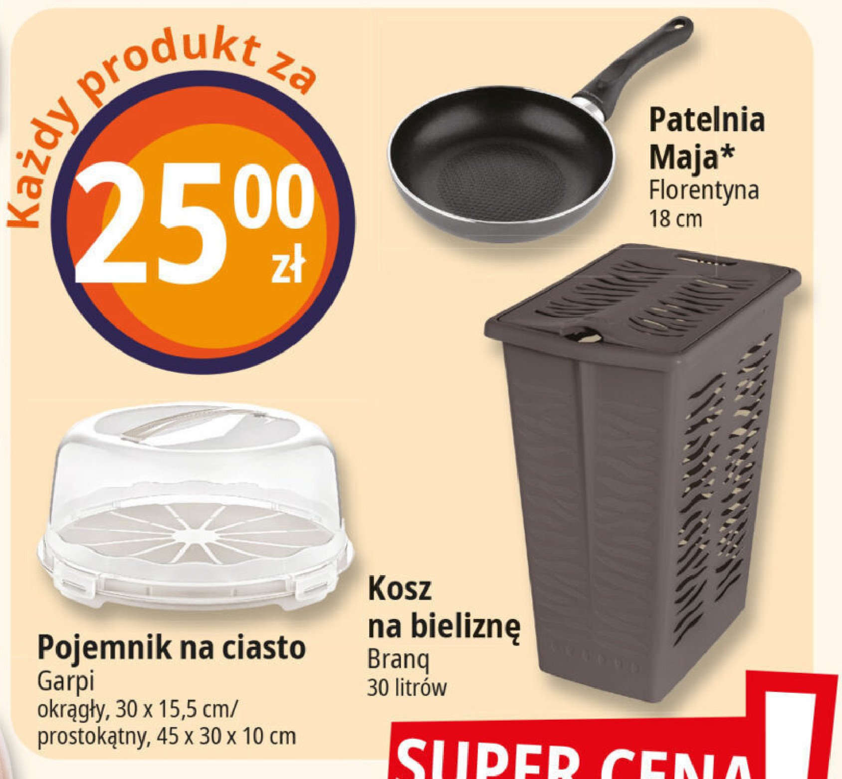 Pojemnik na ciasto okrągły Garpi promocja