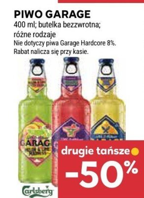 Piwo Garage 400 ml promocja w Stokrotka