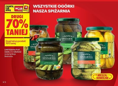 Ogórki konserwowe promocja w Biedronka