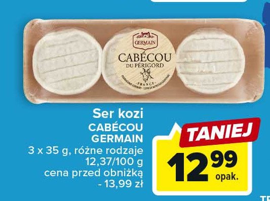 Ser kozi crottin de chevre GERMAIN promocja
