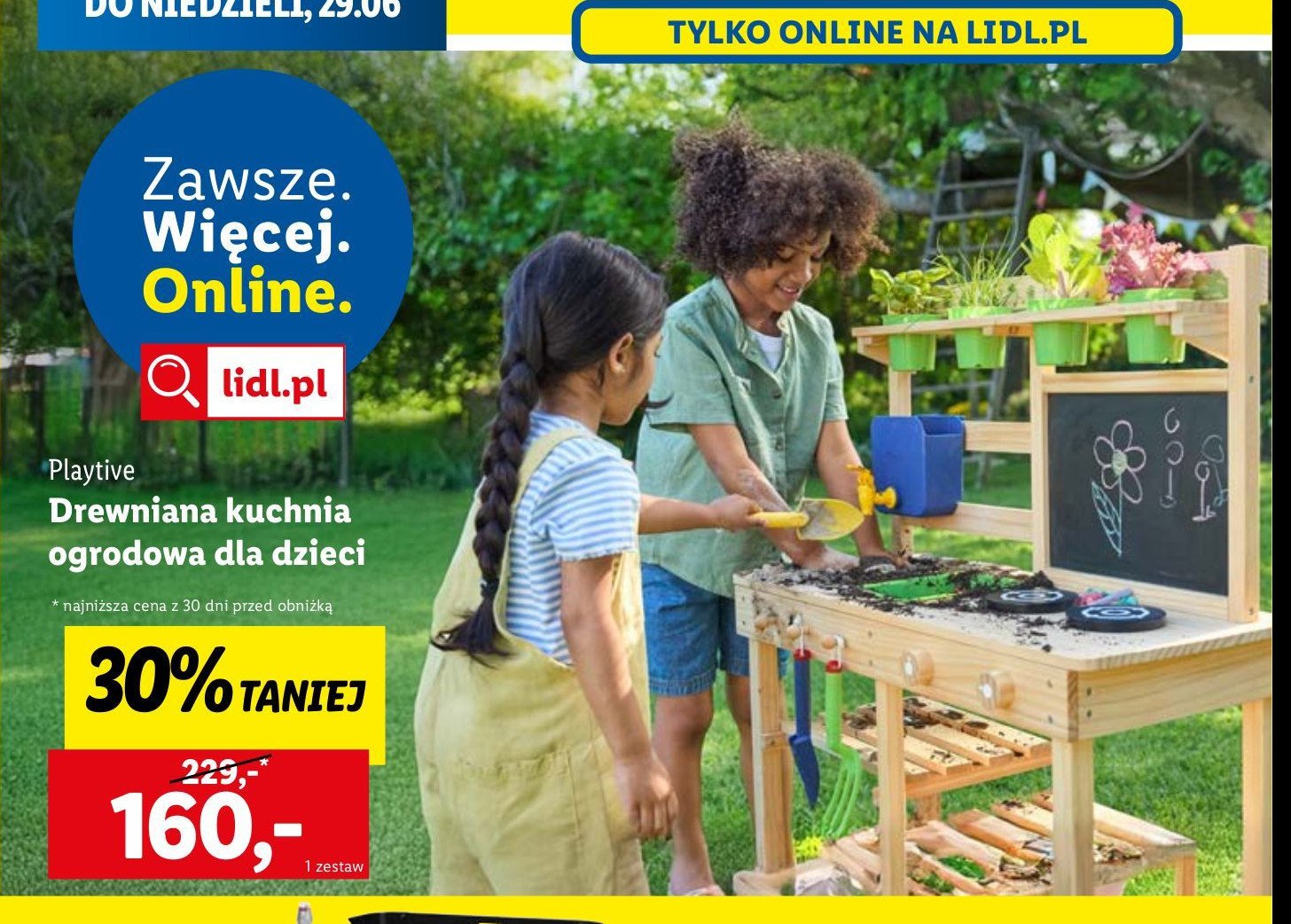 Kuchnia drewniana Playtive promocja w Lidl