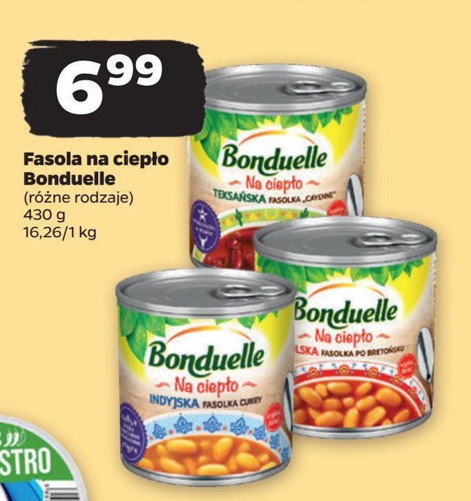 Fasolka indyjska curry Bonduelle dania na ciep艂o promocja