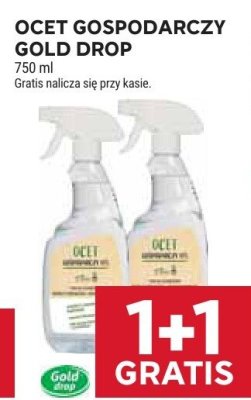 Ocet gospodarczy Gold Drop promocja w Stokrotka