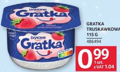 Gratka truskawkowa 115 g promocja w Selgros