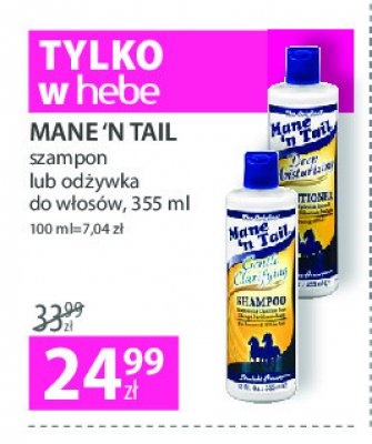 Szampon do włosów deep moisturizing Mane'n tail promocja