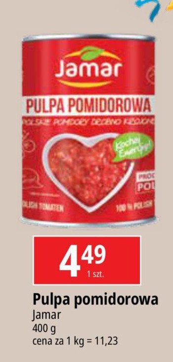 Pulpa pomidorowa Jamar promocja