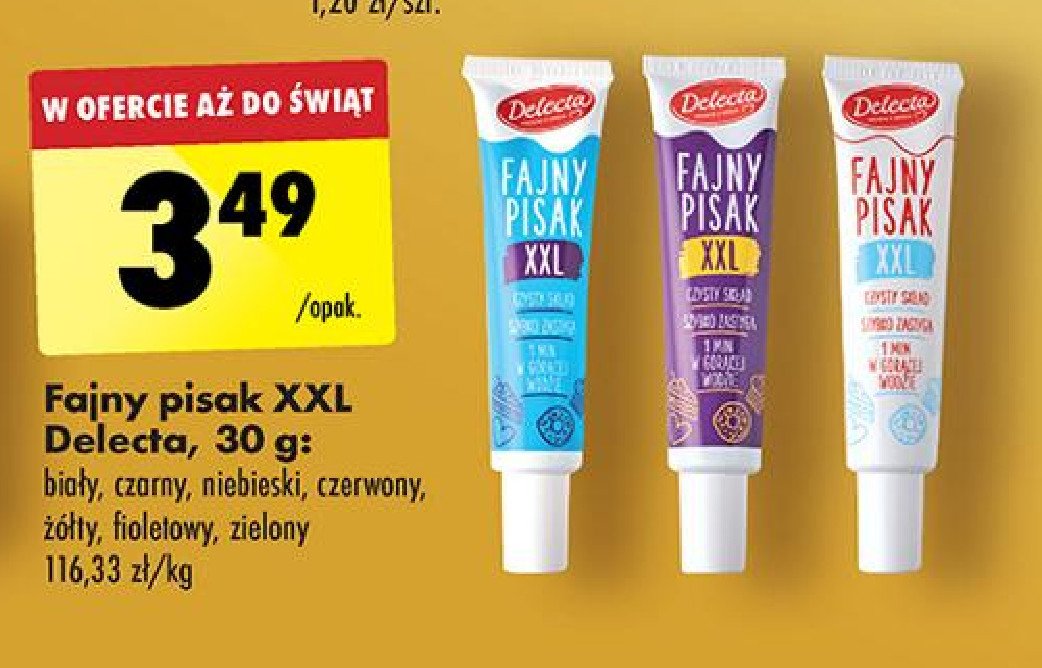 Fajny pisak zielony Delecta promocja w Biedronka