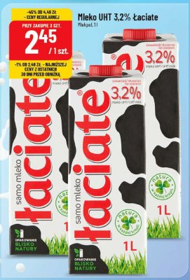 Mleko UHT 3,2% Łaciate promocja w POLOmarket