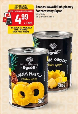 Ananas kawałki lub plastry  promocja w POLOmarket