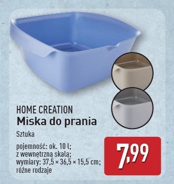 Miska kwadratowa 10 l Home creation promocja