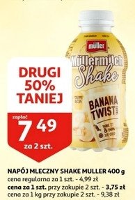 Nap贸j mleczny banana twist Mullermilch shake promocja