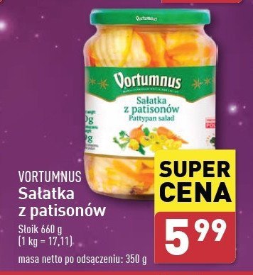 Sałatka z patisonów Vortumnus promocja w Aldi