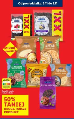 Migdały blanszowane i siekane  promocja w Lidl