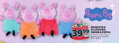 Maskotka pluszowa Świnka Peppa Peppa Pig promocja w Stokrotka
