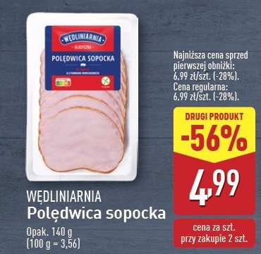 Poledwica sopocka Wędliniarnia classic promocja w Aldi