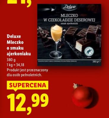 Mleczko o smaku ajerkoniaku promocja w Lidl