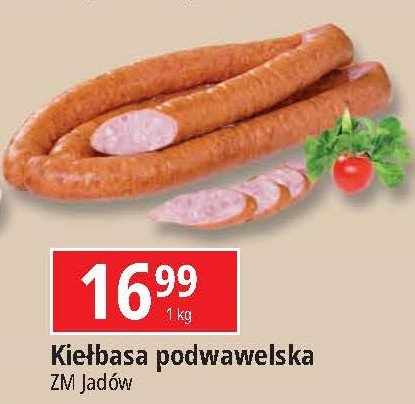 Kiełbasa podwawelska ZM JADÓW promocja