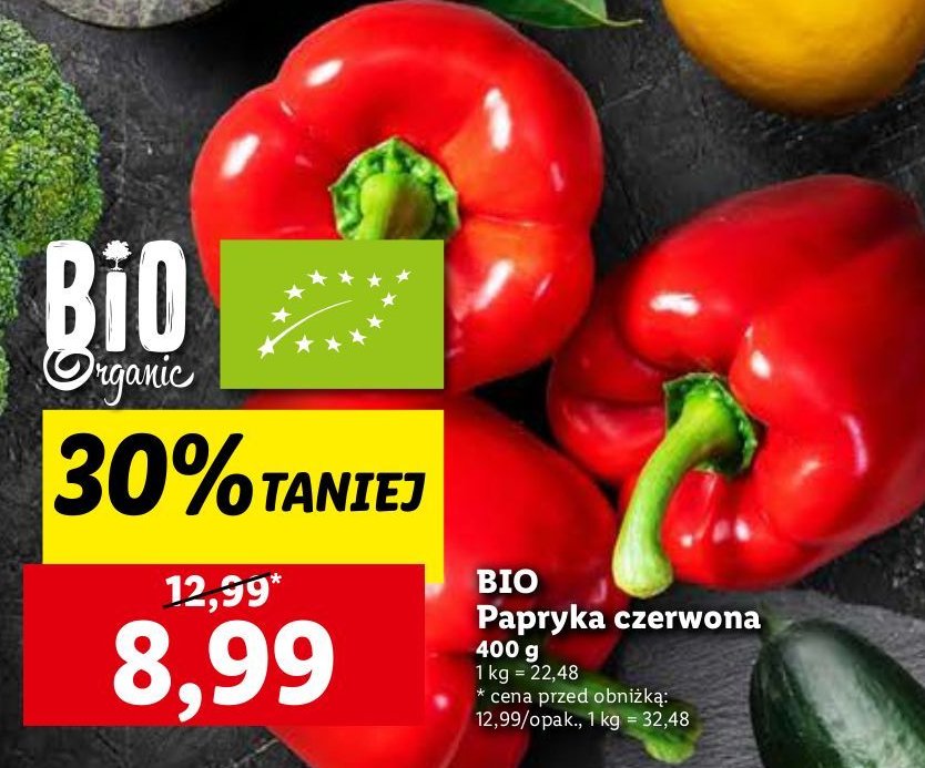 Papryka czerwona bio promocja