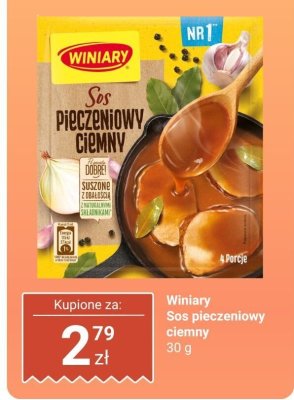 Sos Winiary pieczeniowy ciemny promocja w Biedronka