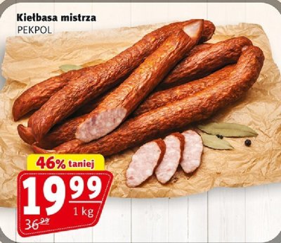 Kiełbasa mistrza PEKPOL promocja w Prim Market