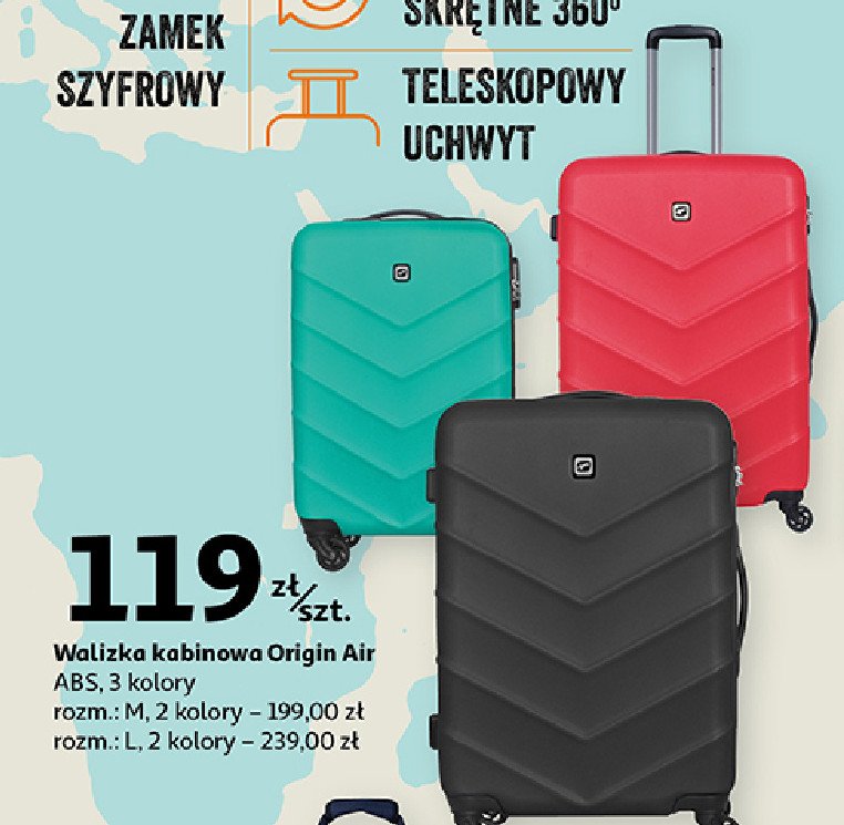 Walizka kabinowa origin l Airport promocja