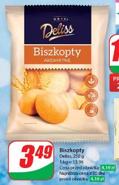 Biszkopty Deliss promocja w Dino