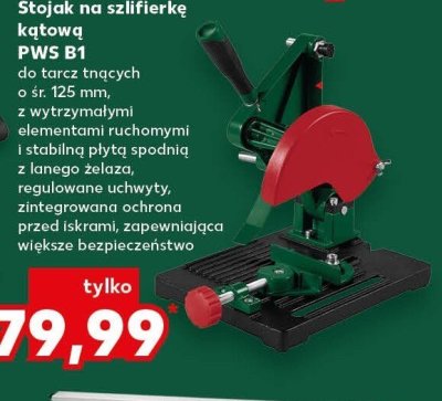 Stojak na szlifierkę kątową PWS B1 promocja w Kaufland