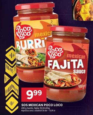 Sos Mexican Poco Loco - burrito promocja w Stokrotka
