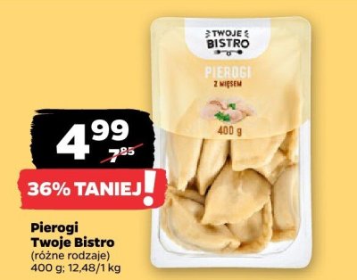 Pierogi różne rodzaje Twoje Bistro promocja w Netto