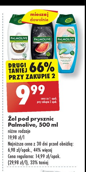 Żel pod prysznic massage Palmolive natural wellness promocja