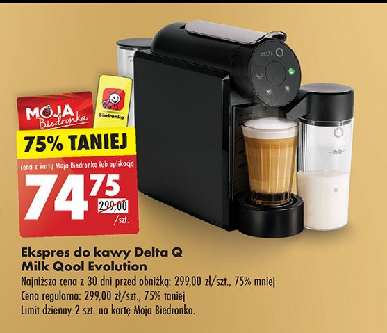 Ekspres mini milk qool Delta q promocja