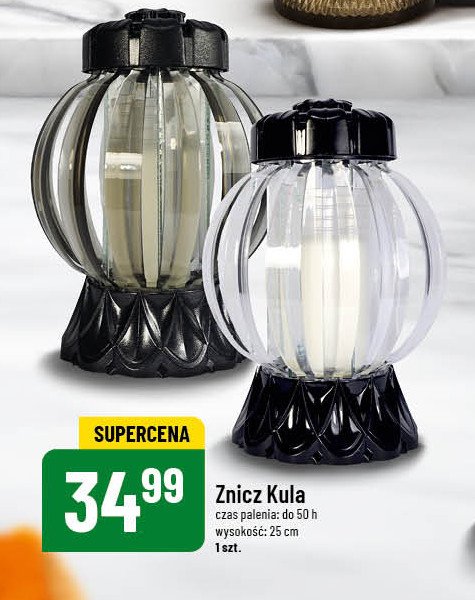 Znicz kula 25 cm promocja w POLOmarket