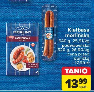 Kiełbasa morlińska z szynki Morliny promocja