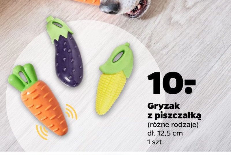 Gryzak dla psa piszczący promocja