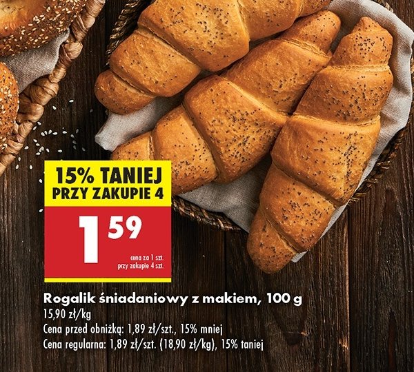 Rogal z makiem promocja